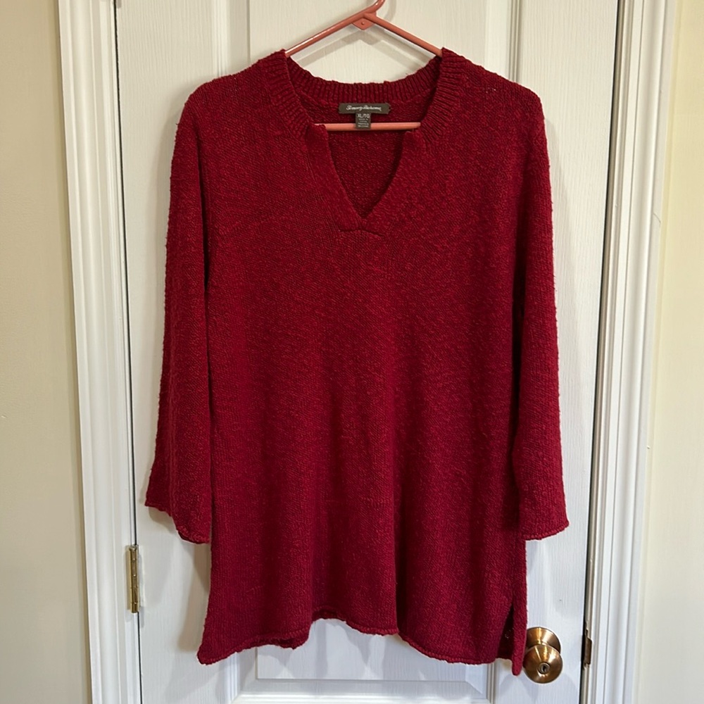 Tommy Bahama Cotton Blend Tunic Sweater